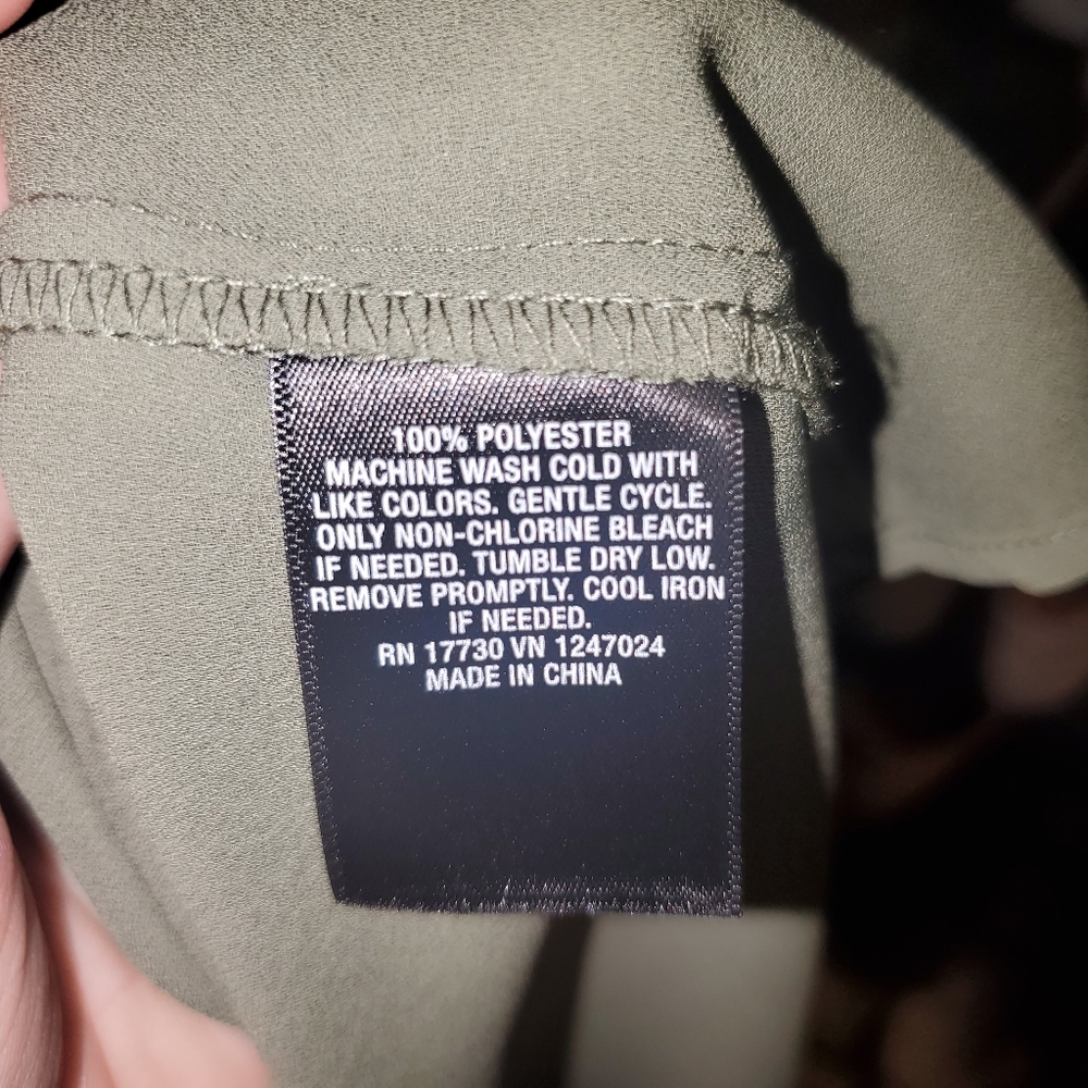 Army Green Target Dress - Picture 8 of 9